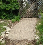 changing wood chips to gravel